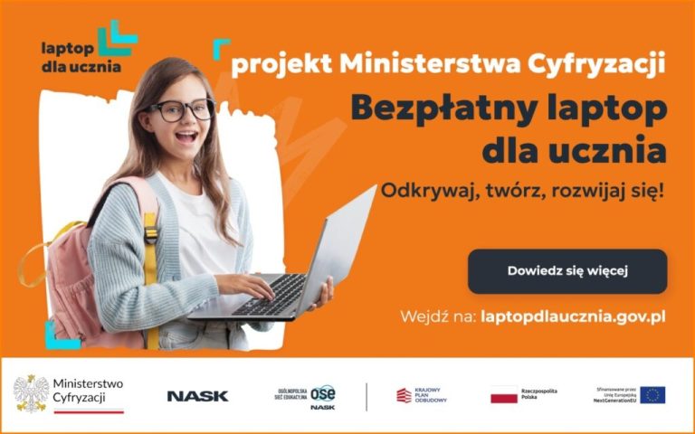 Read more about the article Laptopy dla uczniów klas czwartych