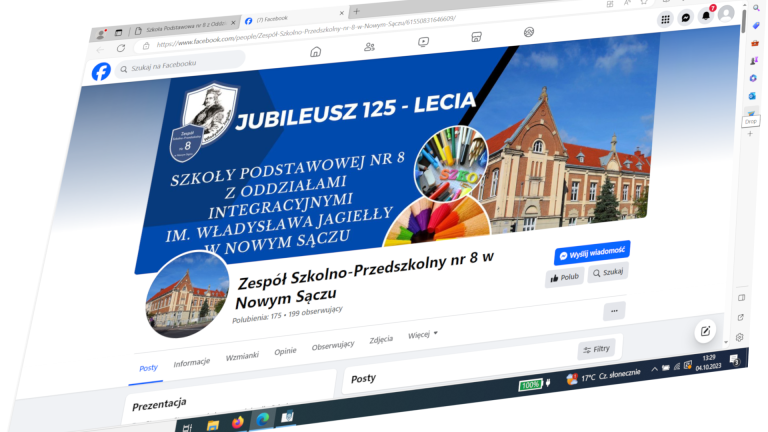 Read more about the article Zapraszamy do śledzenia aktualności szkolnych na Facebook!