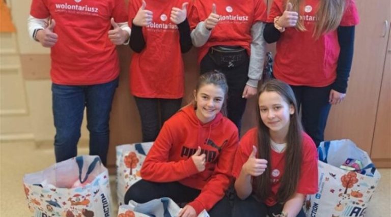 Koło wolontariatu w SP 8 w Nowym Sączu